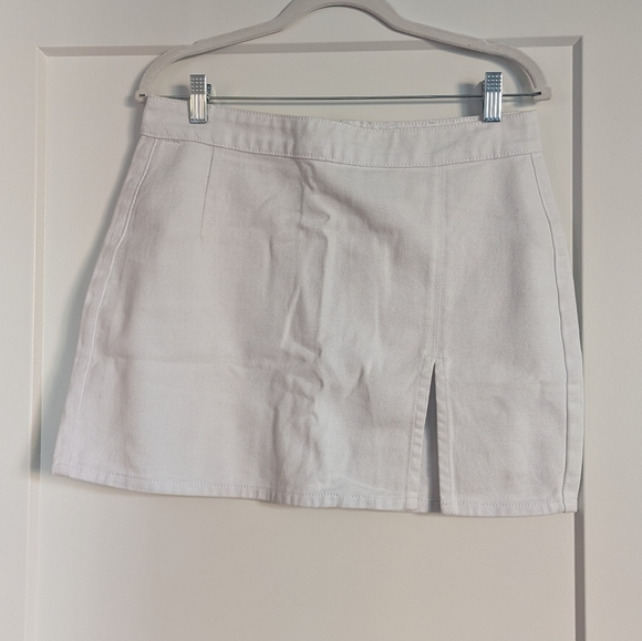 Princess Polly White Slit Mini Skirt - Picture 4 of 7